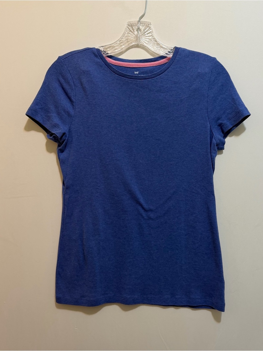 Talbots Short Sleeve Crewneck Tee - Navy Blue